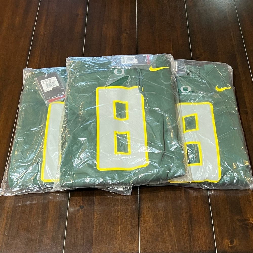 2013 NIKE THERMA FIT OREGON DUCKS #8 MARCUS MARIOTA KO PERFORMANCE HOODIE M OR L - Picture 4 of 7